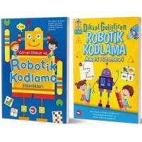 6 Yaş İçin Temel Kodlama Aktiviteleri Seti 2 Kitap Takım