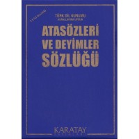 Atasözleri ve Deyimler Sözlüğü Plastik Kapak