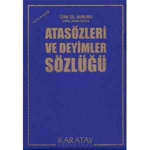 Atasözleri ve Deyimler Sözlüğü Plastik Kapak