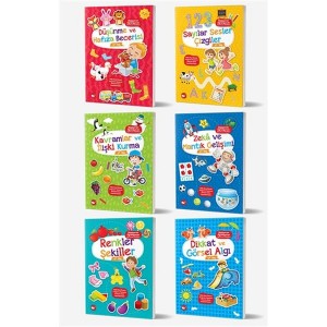 Okul Öncesi Büyüyorum Öğreniyorum Seti 6 Kitap Takım
