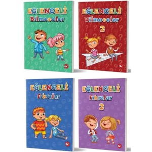 Eğlenceli Fıkralar ve Bilmeceler Seti 4 Kitap Takım