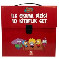 Kral Şakir İlk Okuma Kitaplari Çantali Set 10 Kitap Takım Kırmızı