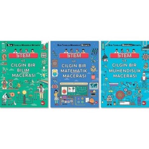 Stem ile Çılgın Maceralar Seti 3 Kitap Takım