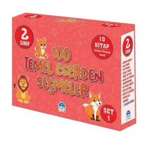 100 Temel Eserden Seçmeler 2. Sınıf 10 Kitap Set 1