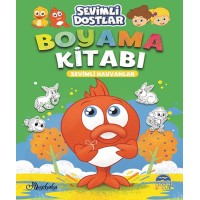 Sevimli Dostlar Boyama Kitabı Sevimli Hayvanlar