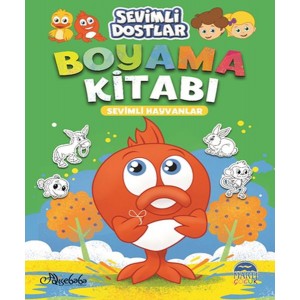 Sevimli Dostlar Boyama Kitabı Sevimli Hayvanlar