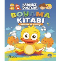 Sevimli Dostlar Boyama Kitabı Meyveler ve Sebzeler