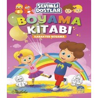 Sevimli Dostlar Boyama Kitabı Karakter Boyama