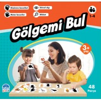 Gölgemi Bul Eğitici Yapboz 48 Parça