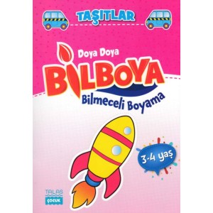 Doya Doya Bil Boya Bilmeceli Boyama Taşıtlar 3 4 Yaş