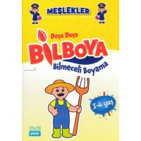 Doya Doya Bil Boya Bilmeceli Boyama Meslekler 3 4 Yaş
