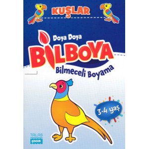 Doya Doya Bil Boya Bilmeceli Boyama Kuşlar 3 4 Yaş