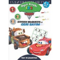 Arabalar Oyun Kitabı Şimşek McQueen ile Geri Sayım