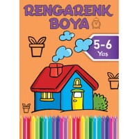 Rengarenk Boya 6 5 6 Yaş Turuncu Kitap