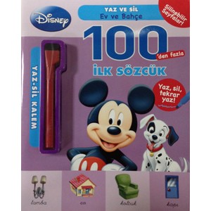100'den Fazla İlk Sözcük Yaz ve Sil Ev ve Bahçe