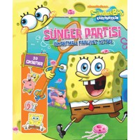Süngerbob Karepantolon Sünger Partisi Çıkartmalı Faaliyet Kitabı