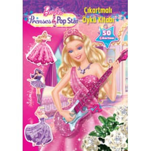 Barbie Prenses Popstar Çıkartmalı Öykü Kitabı