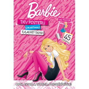 Barbie Dev Posterli Çıkartmalı Faaliyet Dizisi