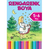 Rengarenk Boya 5 6 Yaş 8. Kitap