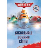 Uçaklar Çıkartmalı Boyama Kitabı