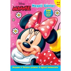 Disney Minnie Neşeli Günler 200 Sayfa Faaliyet Kitabı