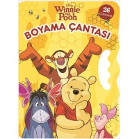 Winnie The Pooh Boyama Çantası 26 Çıkartma Boya Oku Yapıştır Yandan Tutmalı