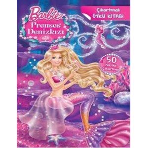 Barbie Prenses Deniz Kızı Çıkartmalı Öykü Kitabı