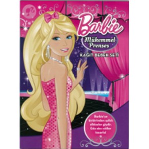 Barbie Mükemmel Prenses Kağıt Bebek Seti