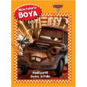 Arabalar Noktalarla Boya Faaliyetli Öykü Kitabı