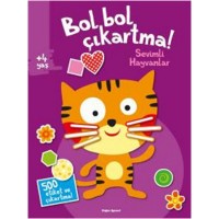 Bol Bol Çıkartma Sevimli Hayvanlar