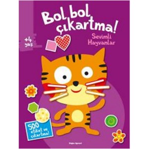 Bol Bol Çıkartma Sevimli Hayvanlar