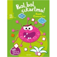 Bol Bol Çıkartma Komik Canavarlar