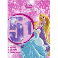 Disney Prensesler 5'i 1 Arada Boya Yapıştır Çöz