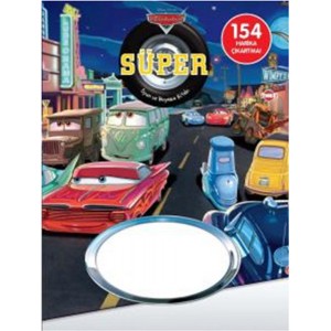 Disney Arabalar Süper Oyun ve Boyama Kitabı