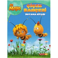 Arı Maya Çiçek Bahçesi Boyama Kitabı