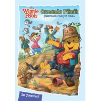 Disney Winnie The Pooh Ormanda Piknik Çıkartmalı Boyama