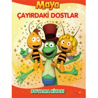 Arı Maya Çayırdaki Dostlar Boyama Kitabı