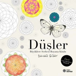 Düşler Büyüklere Serbest Boyama Kitabı