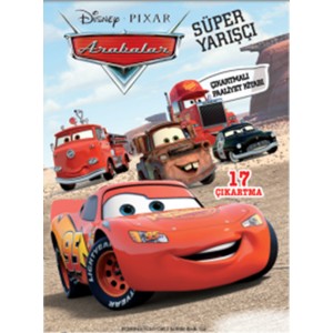 Disney Arabalar Süper Yarışçı Çıkartmalı Faaliyet Kitabı