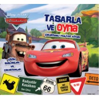Disney Arabalar Tasarla ve Oyna Çıkartmalı Faaliyet Kitabı