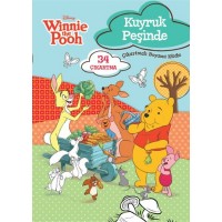 Winnie the Pooh Kuyruk Peşinde Çıkartmalı Boyama Kitabı