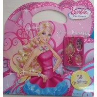 Barbie Sihirli Kanatlar Çıkartmalı Öykü Kitabı