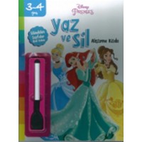Disney 3 4 Yaş Yaz ve Sil Prenses