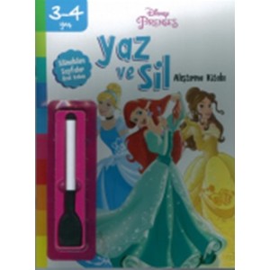 Disney 3 4 Yaş Yaz ve Sil Prenses