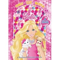 Barbie Oku Çiz Boya 2 Çıkartmalı Boyama