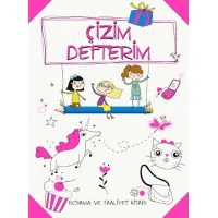 Çizim Defterim Boyama ve Faaliyet Pembe