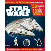 Disney Starwars Çıkartmalı ve Tişört Baskılı Faaliyet Kitabı