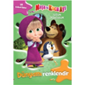 Maşa ve Koca Ayı Dünyamı Renklendir