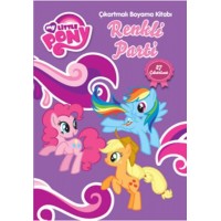 My Little Pony Renkli Parti Çıkartmalı Boyama