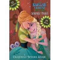 Disney Karlar Ülkesi Dövmeli ve Çıkartmalı Boyama Kitabı Sürpriz Parti